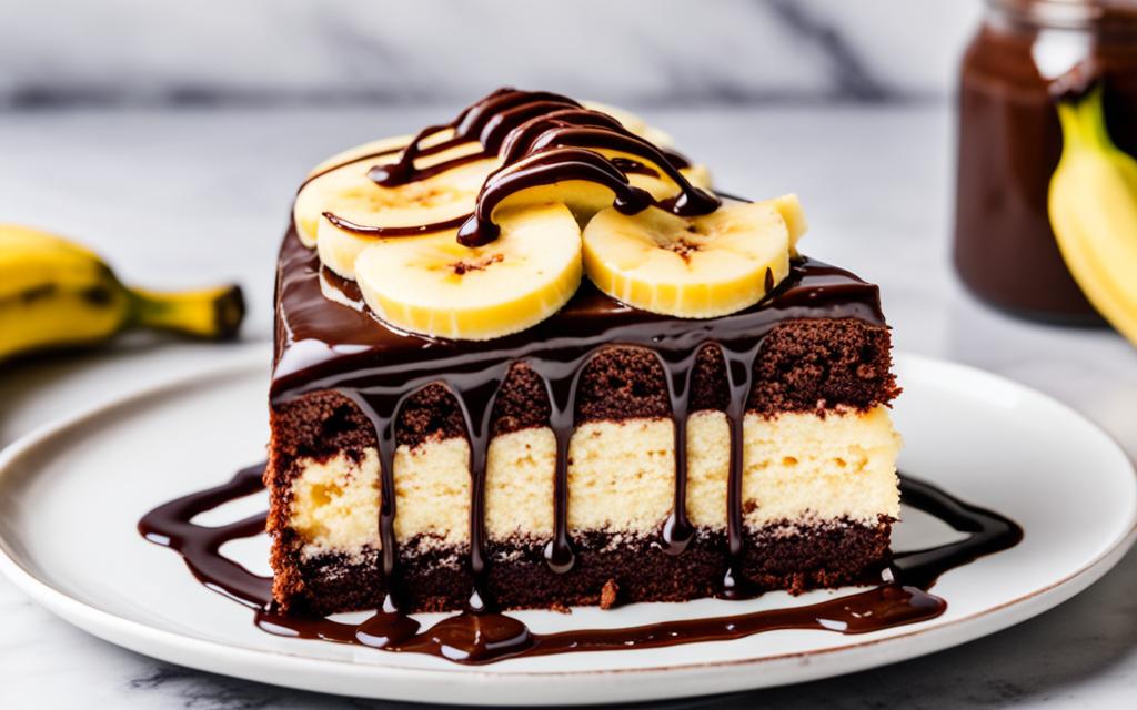 Simple Banana Chocolate Cake