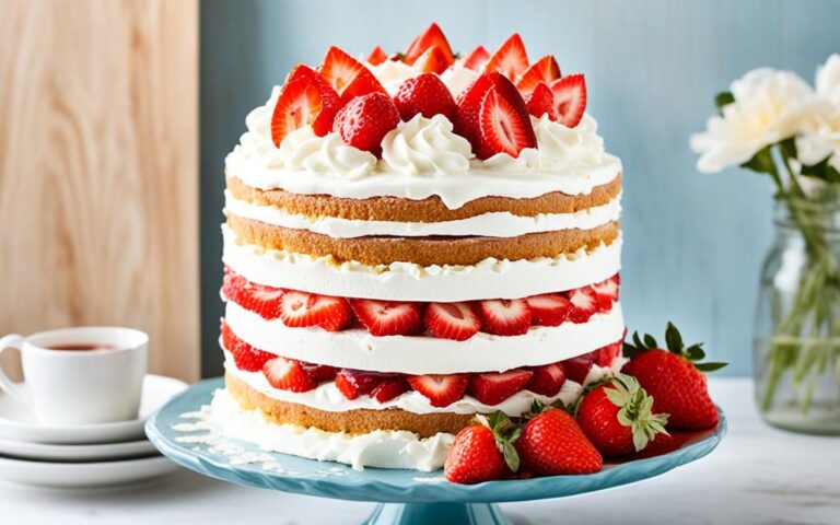 Classic Strawberries & Cream Cake: A Perennial Favorite