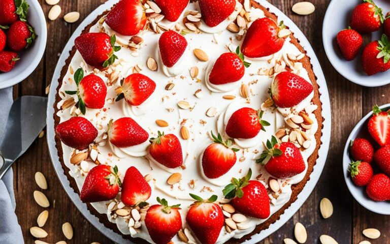 Nutty and Sweet: Strawberry Almond Cake Recipe