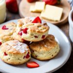 Strawberry Scones with Buttermilk