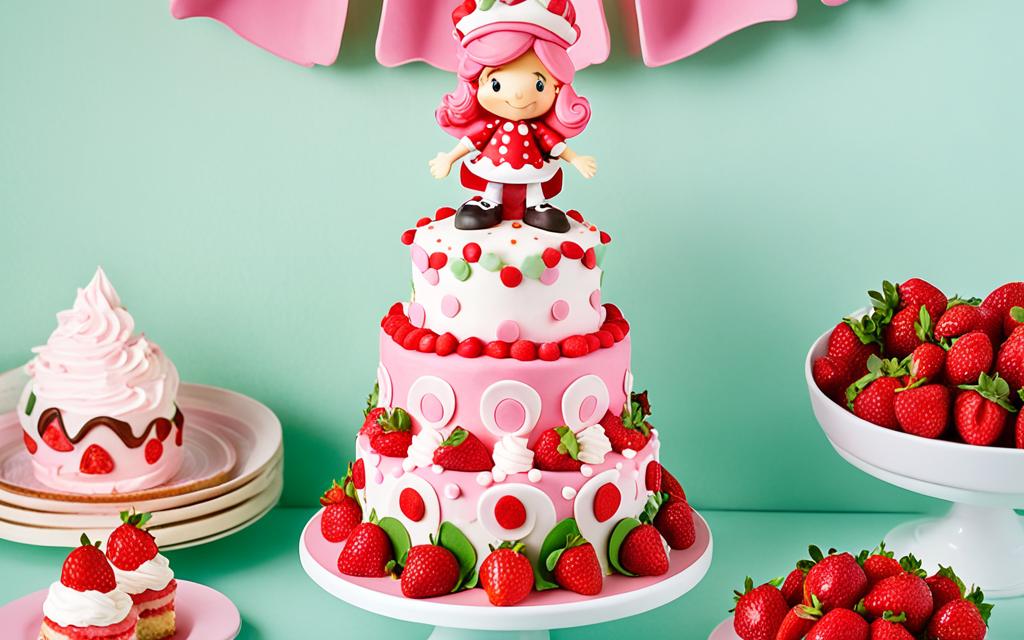Strawberry Shortcake Character Cake