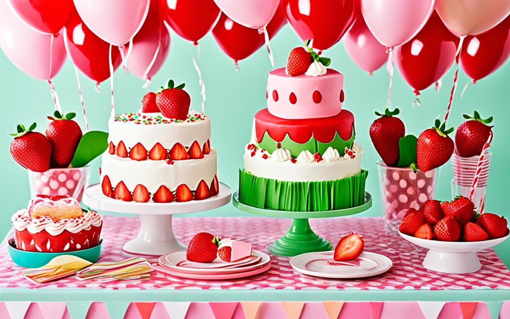 Strawberry Shortcake themed parties