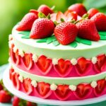 Strawberry Theme Cake