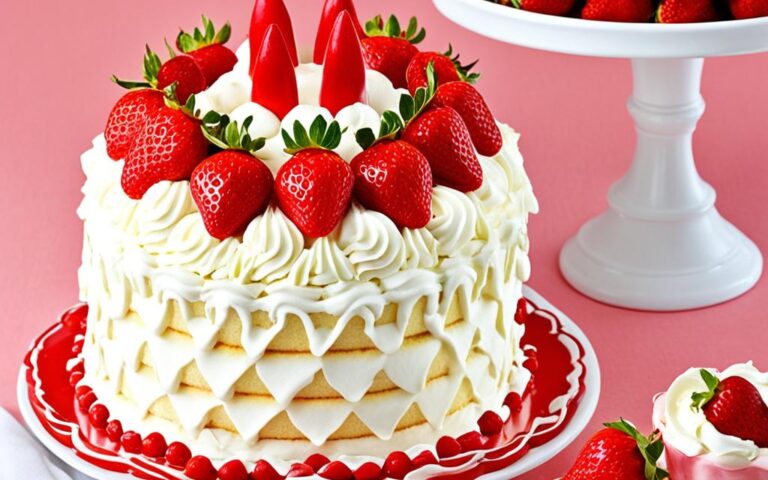 Celebratory Strawberry and Cream Birthday Cake Ideas