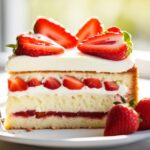 Strawberry and Cream Sponge Cake