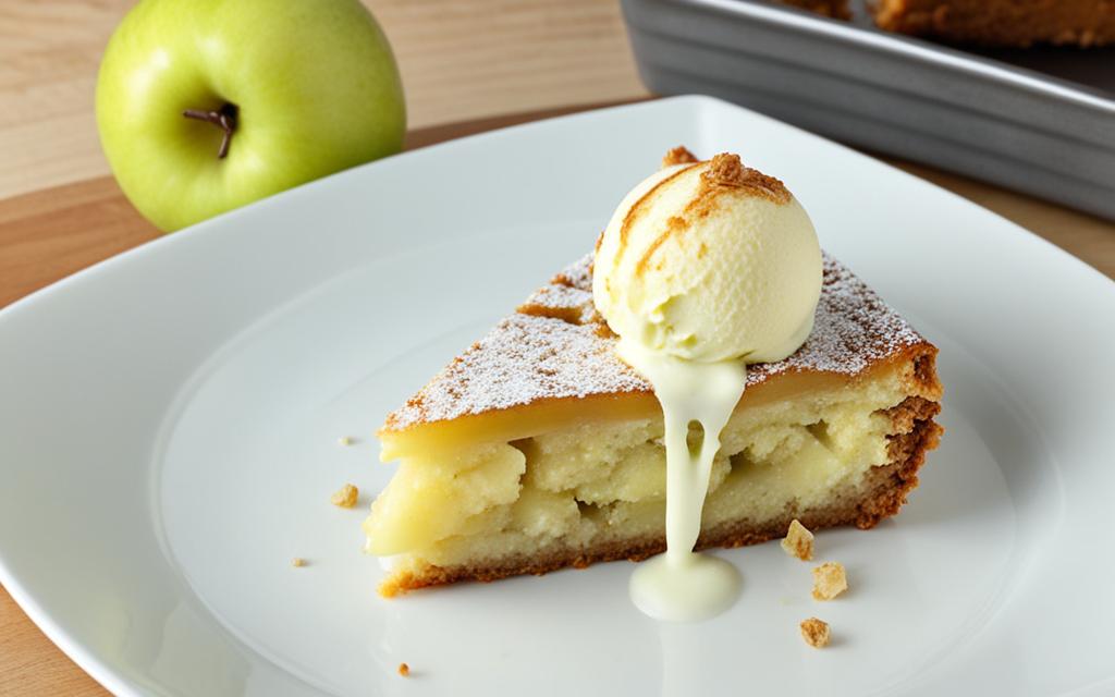 Swedish apple cake with cardamom