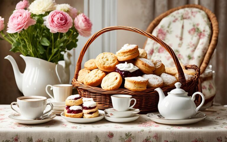 Tea Time Surprise: Tea and Scones Gift Basket