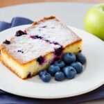 apple and blueberry cake