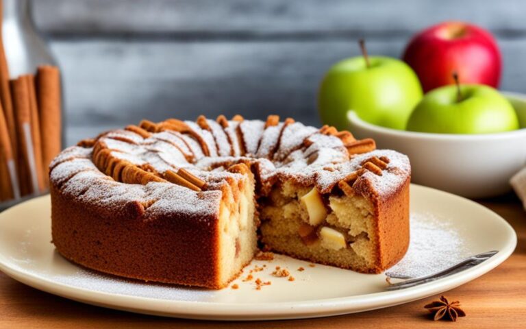 Warm and Spicy Apple Cake with Cinnamon Recipe