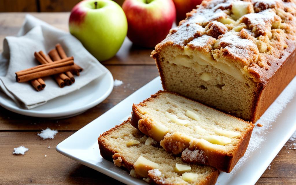 apple crumble loaf cake