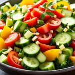 chopped vegetable salad