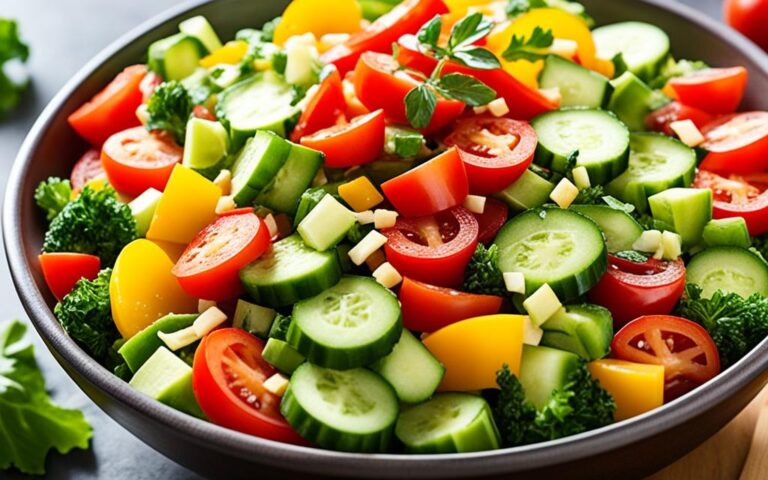 Easy and Fresh Chopped Vegetable Salad Recipe