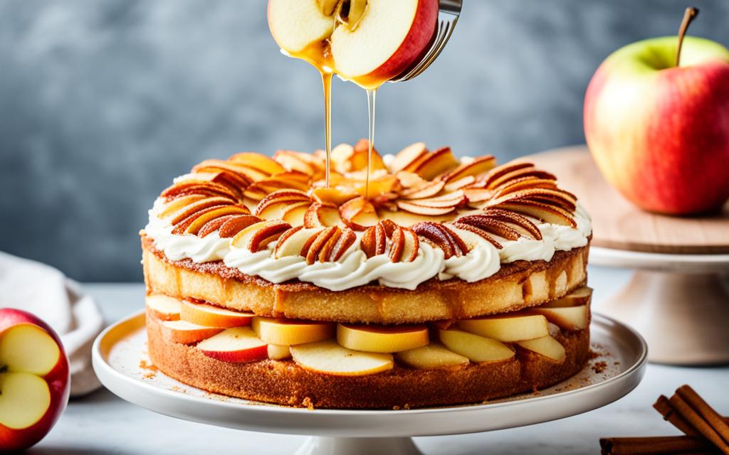 french apple cake upside down