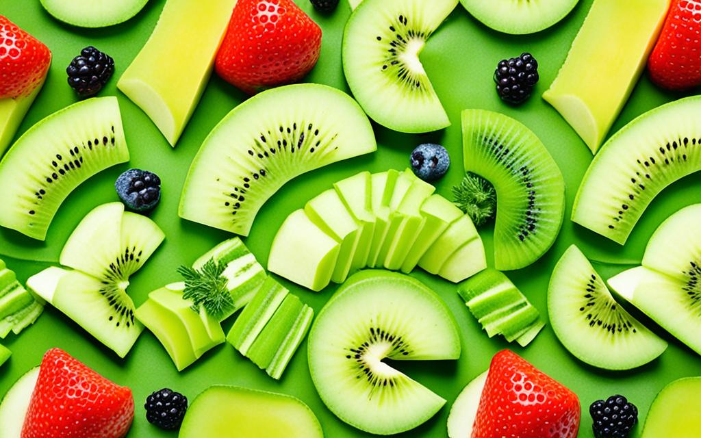 green fruit salad recipe