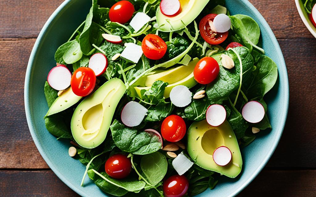 green salad ingredients