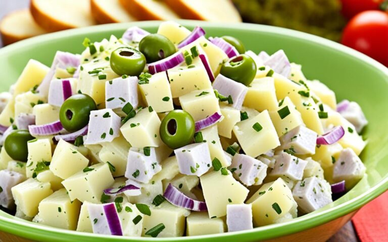 Zesty Potato Salad with Green Olives Recipe