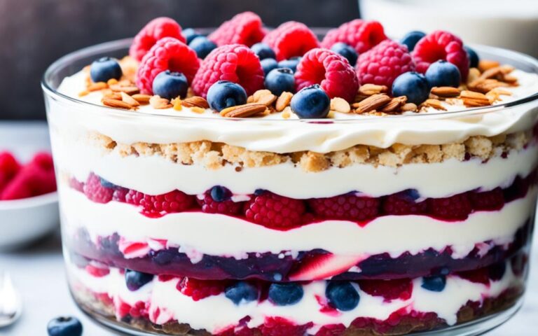 Raspberry Dream: Angel Food Cake Trifle Recipe with Berry Burst