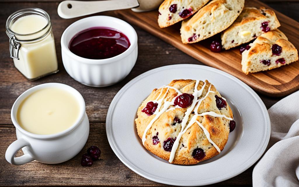 sourdough cranberry scones