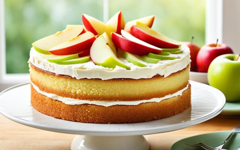 Sponge Cake with Apples: Light, Airy, and Fruity