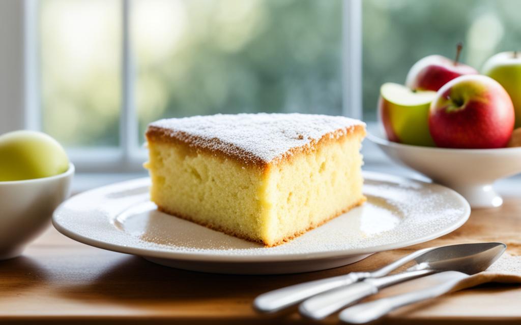 tips for sponge cake with apples