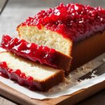 Jam and Coconut Loaf Cake