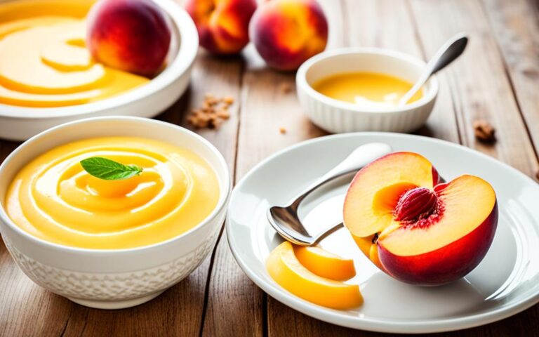 Peachy Pleasures: Peach Custard Recipe