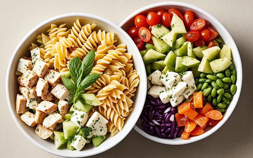 Variety of Pasta Salad