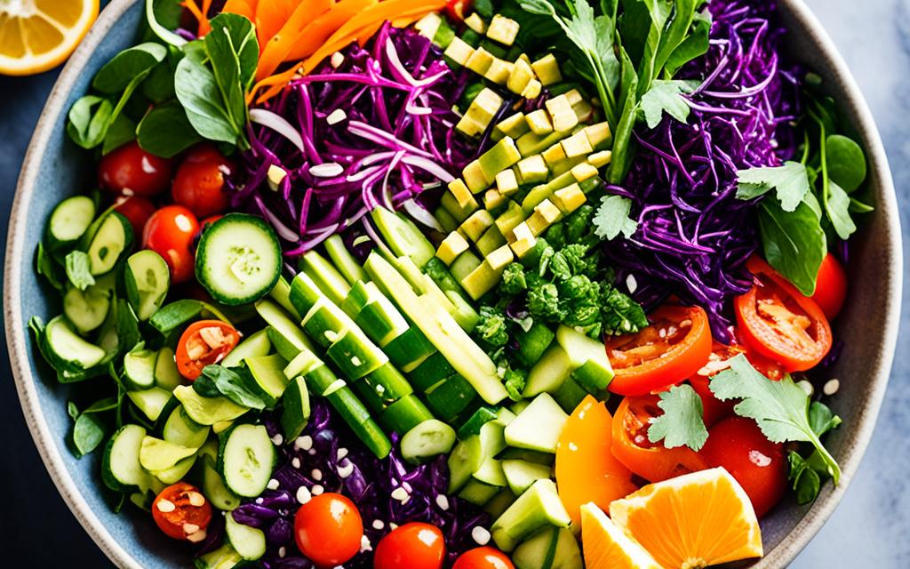 asian salad vegetables