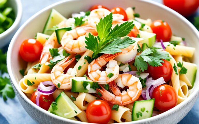Refreshing Cold Seafood Pasta Salad Recipe