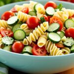 cucumber tomato pasta salad recipe