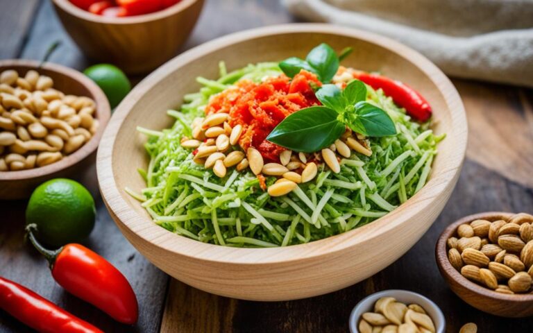 Traditional Vietnamese Green Papaya Salad Recipe