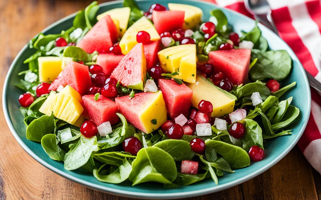 green salad with fruit recipe