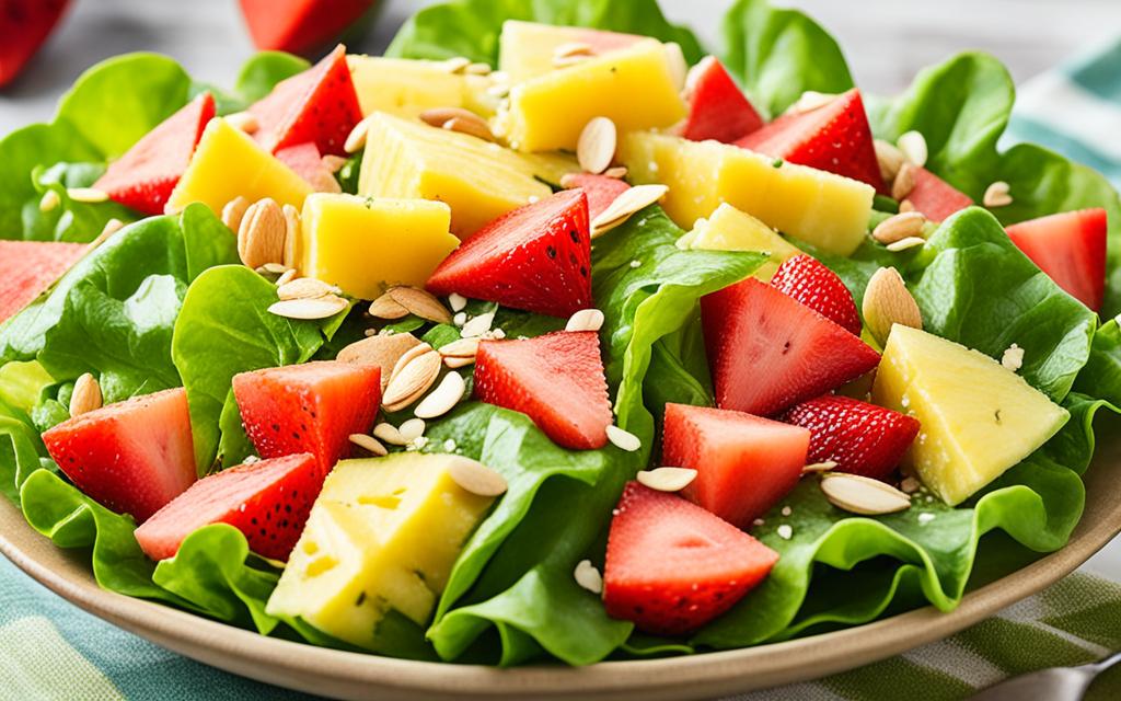 green salad with fruit recipes