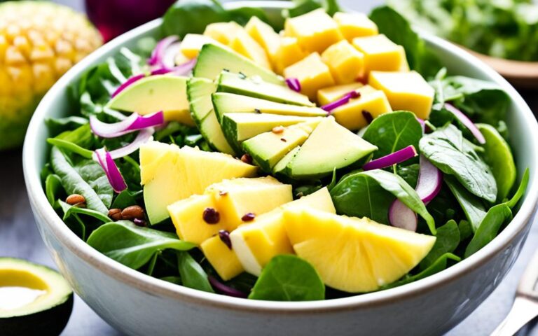 Tropical Hawaiian Green Salad Recipe