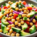 high protein chickpea salad
