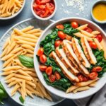 high protein pasta meal prep