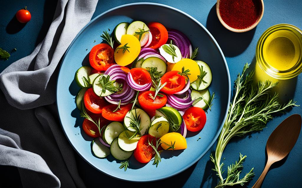marinade for vegetable salad