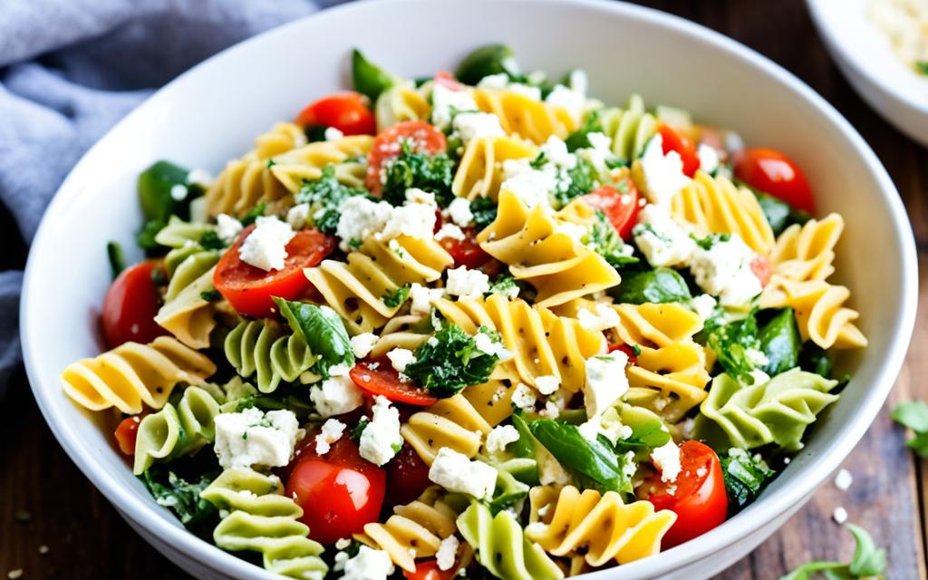 pasta salad recipe with farfalle