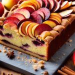 plum and apple cake