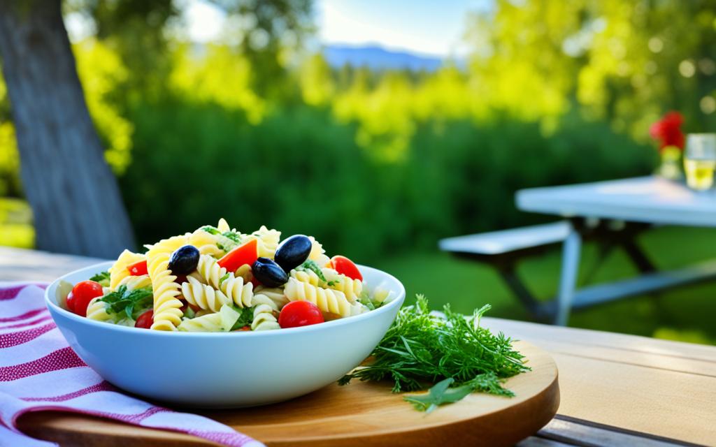 protein pasta salad recipe