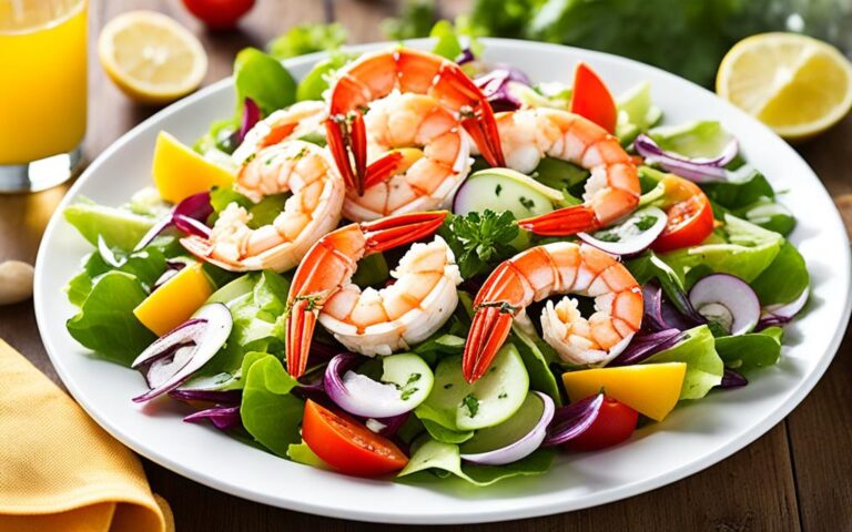 Seafood Salad Recipe with Crab and Shrimp