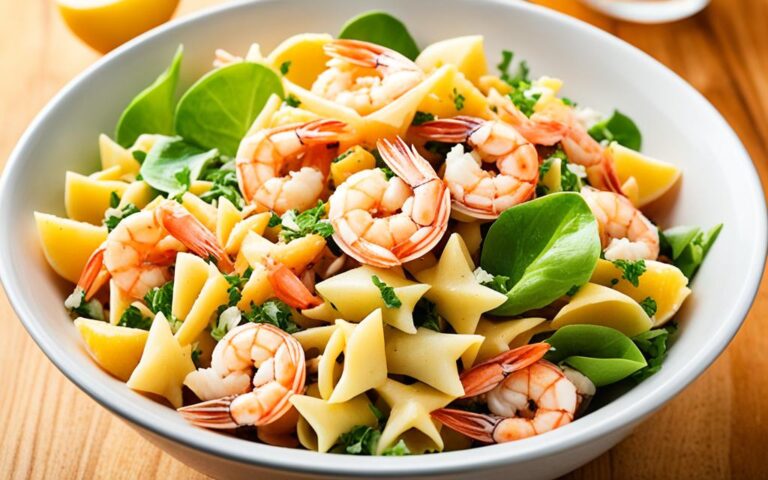 Ultimate Seafood Salad Recipe with Crabmeat, Shrimp, and Pasta