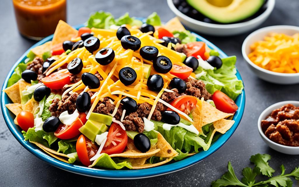 taco salad with catalina dressing recipe