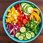 vegetable salad with italian dressing