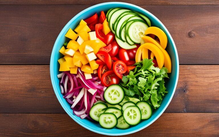 Fresh Vegetable Salad with Italian Dressing