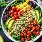 vegetarian protein salad