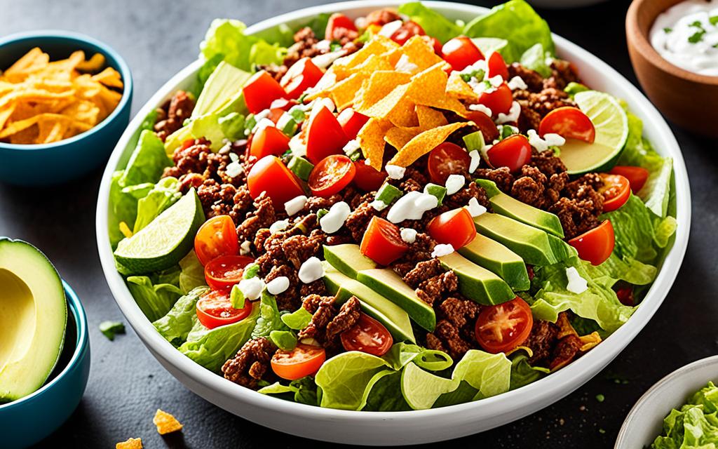 Frito Taco Salad with Catalina Dressing