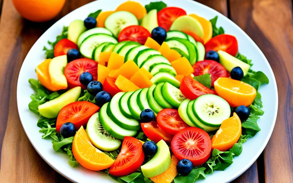 fruit and vegetable salad recipe