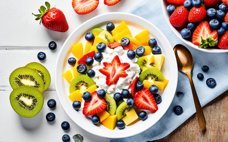 Creamy Fruit Salad with Cottage Cheese Recipe