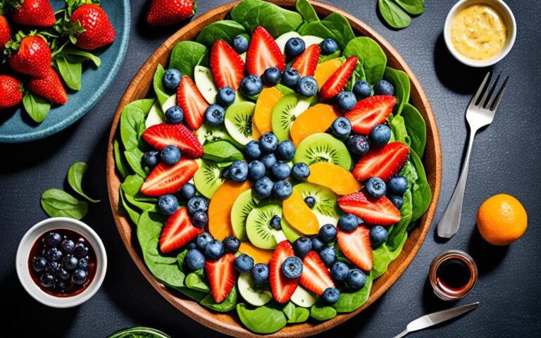 Fresh Green Salad Recipe with Fruit